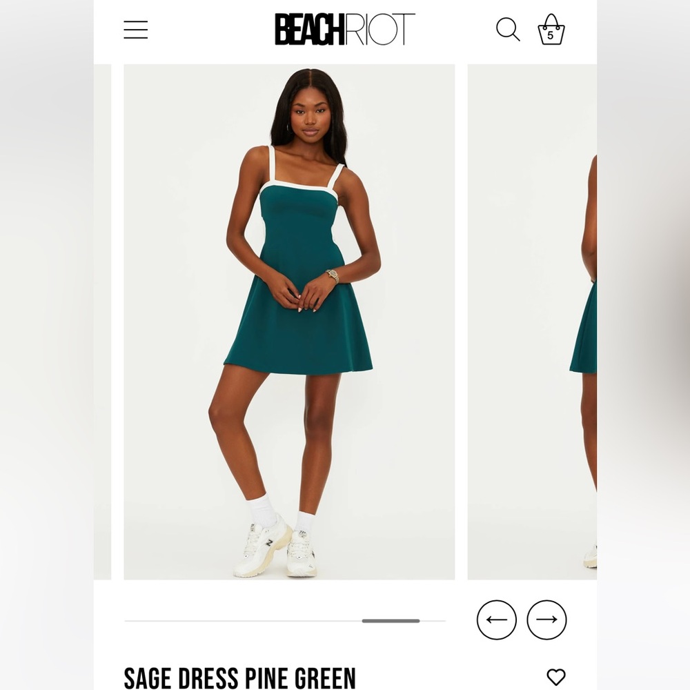 Beach Riot Sage Dress